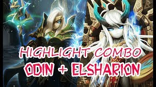 Highlight Combo Odin vs Elsharion | RTA | Summoners War