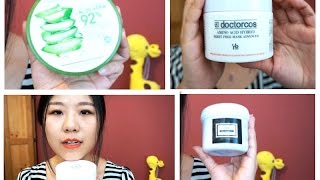 【CrystalBeauty】夏日特輯：美白？保濕？去黑頭？我喜愛的凍膜分享 | Favorite Summer Gel Masks