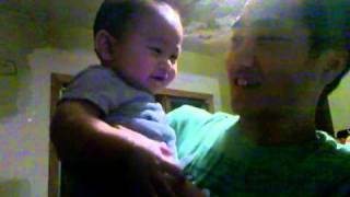 Uncle tickling Ian