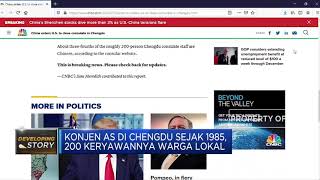 China Balas AS, Tutup Konjen Negeri Paman Sam di Chengdu
