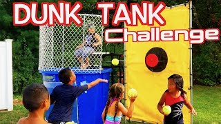 Screaming Ecstatic Kids | Dunk a Kid in the Tank | Boys vs Girls Challenge