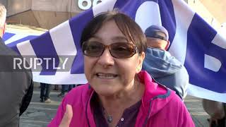 Bosnia and Herzegovina: Thousands of anti-govt protesters march through Banja Luka streets