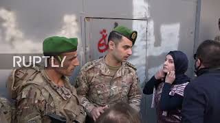 Lebanon: Protesters vandalise bank in Beirut as financial crisis ensues