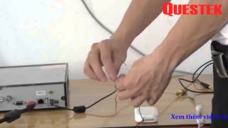 [QUESTEK]Hướng dẫn kết nối mic QTA-A3 vào đầu ghi hình