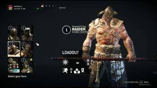 For Honor™ closed alpha part 2 heroes,emblem creator,options,modes