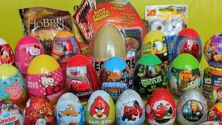 40 surprise eggs Dinasor Despicable Me Thomas and friends, Easter eggs