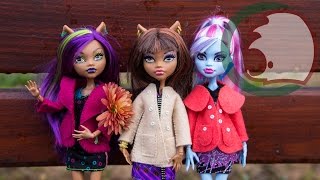 Как сделать пальто для куклы Монстер Хай. How to make a coat for a doll.