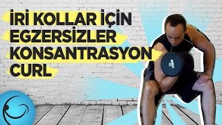 İri Kollar İçin Egzersizler - Konsantrasyon Curl