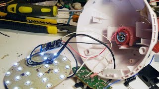 Лампа Camelion LA 109 24 LED — замена SLA аккумулятора на Li-ion