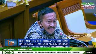 Rapat DPR - Mind ID Bahas Penerbitan Global Bond USD 2,5 Miliar
