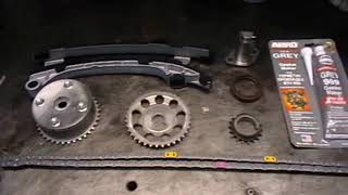 TOYOTA HARRIER двс 2AZ- FE меняем цепь грм
