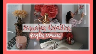 Decora conmigo mi baño! || Decoración sencilla || Small bathroom decor
