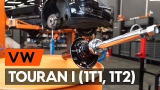 Como substituir coluna de suspensão dianteira no VW TOURAN 1 (1T1, 1T2) [TUTORIAL AUTODOC]