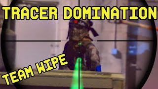 Tracer Domination: Team Wipe | Indoor Airsoft CQB Gameplay with VFC Avalon VR16 Calibur CQB