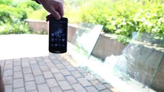 Who is stronger? BV8000 Pro VS sharp nail and tempered glass, the high-end full Netcom IP68