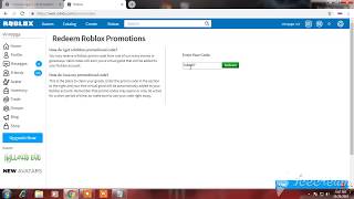 Roblox Promocode 2018 *WORKING CODE*2018