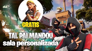 SORTEIO DE 800 V-BUCKS |  SORTEIO DE 2 SKINS DE 1500 V-BUCKS 14-2|FORTINITE AO VIVO|SALA PERSONALIZA