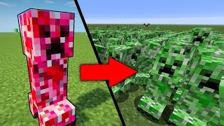 КРАСНЫЙ КРИПЕР ПРОТИВ 1000 КРИПЕРОВ В МАЙНКРАФТ БИТВА ~ RED CREEPER VS 100000 CREEPERS IN MINECRAFT