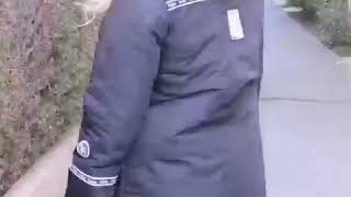 Зимнее болоневое пальто для полных женщин