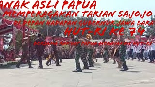 Tari sajojo di BANDUNG saat hut ri 74.RIDWAN KAMIL ikut menari,(FULL VIDIO)