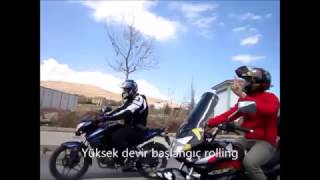 Honda CBF 150 Vs Bajaj Pulsar 150 NS Drag ve Rolling Yarışı