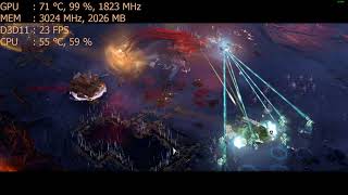 Warhammer 40,000: Dawn of War III Benchmark GT 1030  $70 graphics card: 1080p, i5 2400 dell