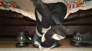 Smelly and sweaty Black Nike Elite Socks.