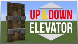 Minecraft// Cách làm cầu thang máy lên xuống