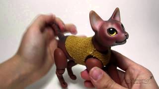 Handmade Ball Jointed Doll: Jacob, the Abyssinian Cat