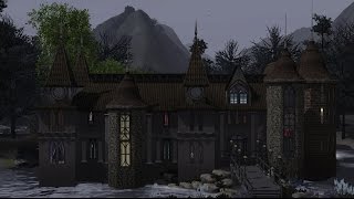 The Sims 3.Gothic castle.Готический замок.