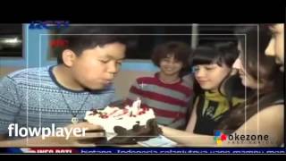 Ultah spesial Kiki Coboy Junior di lokasi syuting at C&R