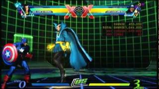 Ryan Hunter Team Combos and Mixups (Dr. Strange/Hawkeye/Dormammu) - UMvC3