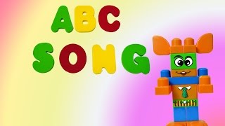 ABC Song for Kids Lego Mega Blocks Funny | Алфавит английский песенка