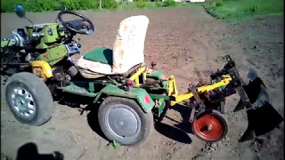 Переоборудование тяжелого мотоблока ZUBR Q-78 в мини-трактор!!!