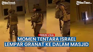 Saat Azan Berkumandang, Tentara Israel Tega Lempar Bom ke Dalam Masjid