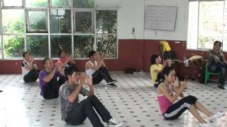 aerobic Đội kèn tý hon