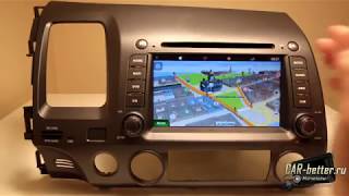 Обзор магнитолы от Witson для  Honda Civic 2005-2012 (W2-K7313H)