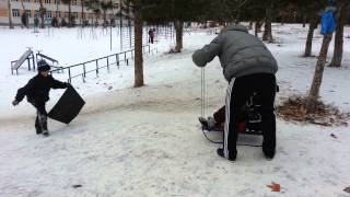 Уникальный футбол. Вместо мяча дети! Footbol krazy