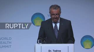 WHO"s Tedros talks global pandemic preparedness treaty as World Health Summit kicks off in Berlin