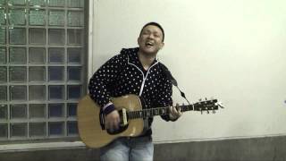 唄う柔道家　高松太地 「おかん」 路上ライブ