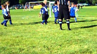 Ted's soccer goal!