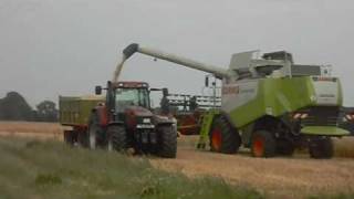 Claas Lexion 530 und Deutz Fahr Topliner 4075 HTS