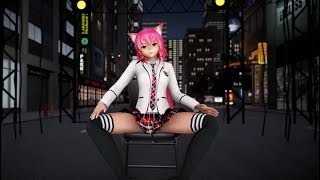 【MMD X Game】菁英學園-阿璃 性感椅子舞(動作測試) School Fox Ahri Sexy Dance