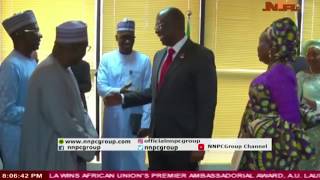 PEF BOSS, Ahmad Boboi  visits Minister of Petroleum
