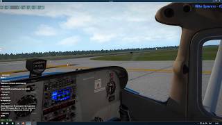 X plane 11|IVAO|UWGG (Стригино) - UWKD(Казань )RU VFR 2017 tours (Случайное путешествие)ПОПЫТКА №:4