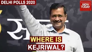 Delhi Polls 2020: Where Is Man Of The Moment, Arvind Kejriwal?