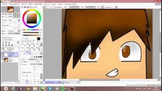 фан арт minecraft (голова)