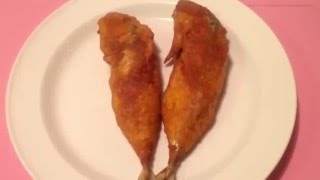ปลาทู ชุปแป้งพริกแกง ทอด อาหารสมัยเป็นเด็กเคยกินกันไหมเอ่ย