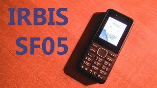 Телефон IRBIS SF05. Распаковка и обзор функций