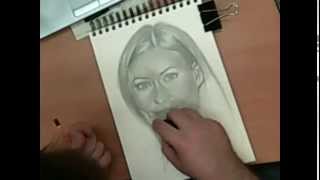 Olivia Wilde portrait №13 charcoal Оливия Уайлд